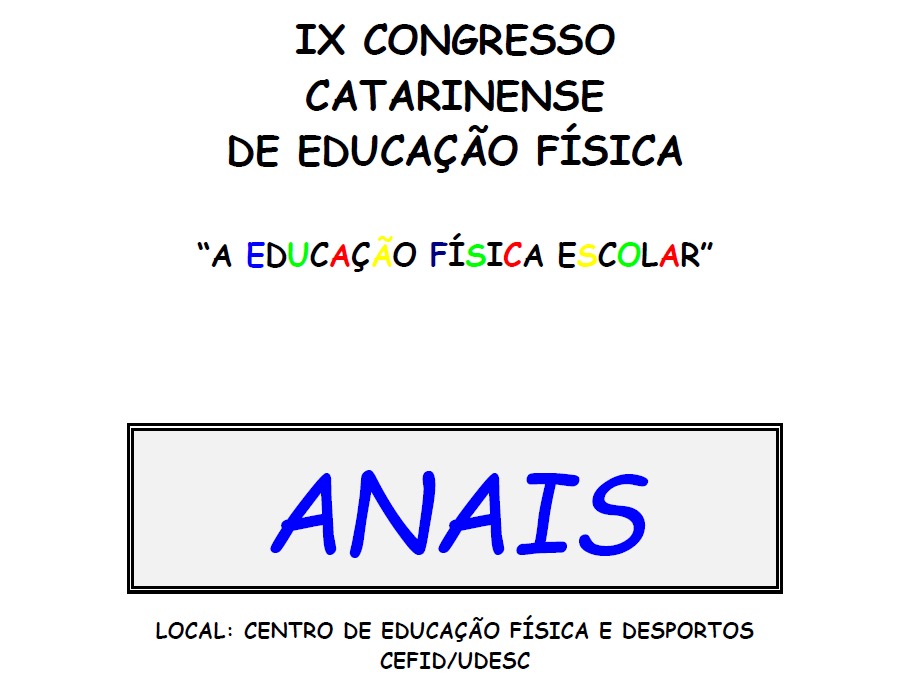 Anais IX Congresso