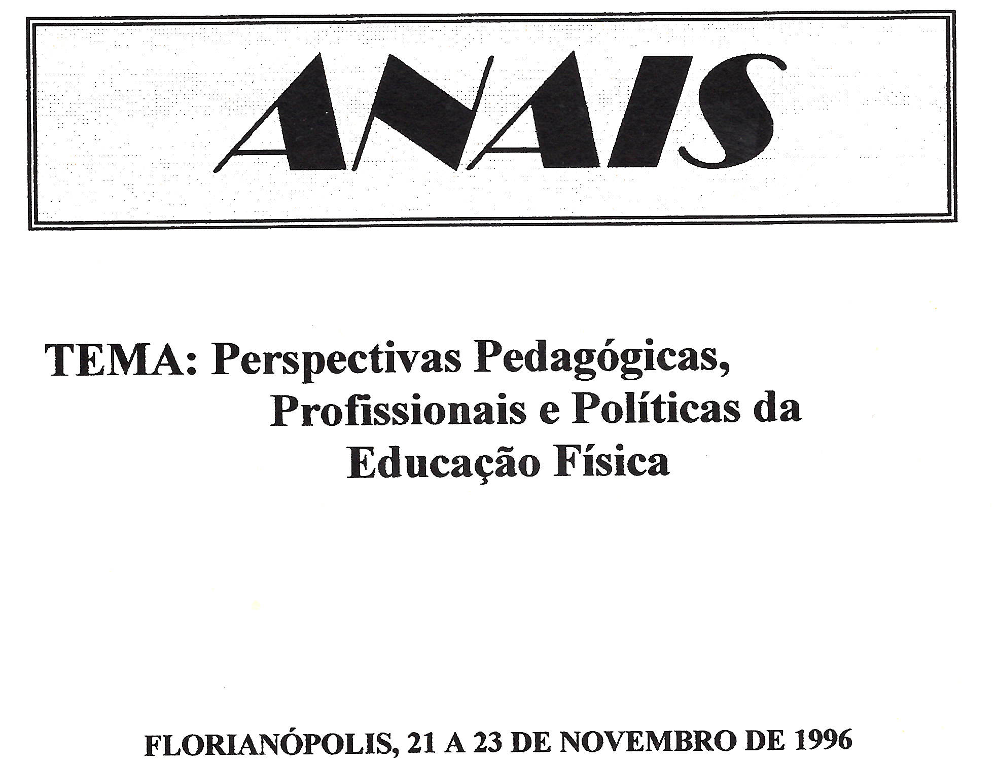 Anais VIII Congresso